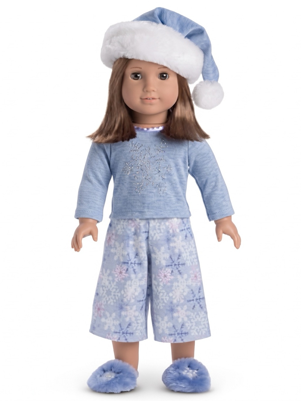 American Girl Doll 2006 Let It Snow Sleep Outfit Set Pajamas Christmas Holiday